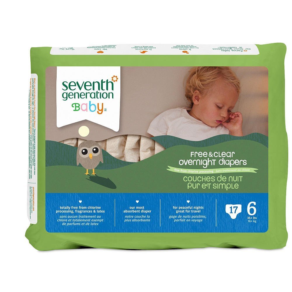 Seventh Generation Free & Clear Diapers Size 6 20 ct