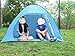 LOVE STORE Outdoor Automatic Pop up Instant Portable Beach Tent 2-3 Person Anti UV Beach Tent Beach Shelter (Blue)