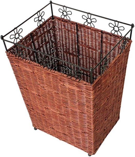 Zhangmeiren Bambú Tejido Y Almacenamiento Cesta De Mimbre Cesta Cesto