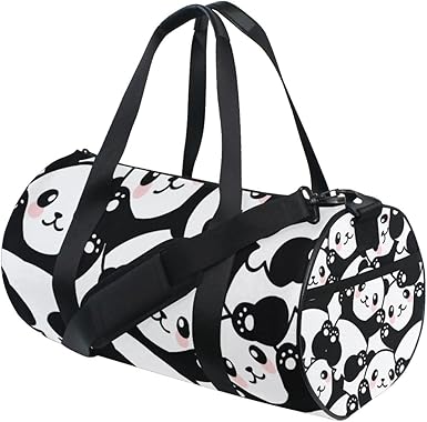 Amazon Com U Life Cute Cartoon Panda Animals Black White Sports