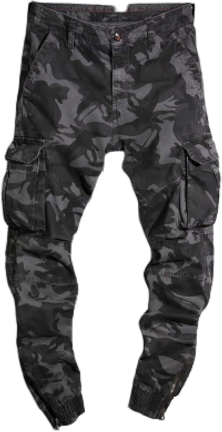 mens black combat work trousers