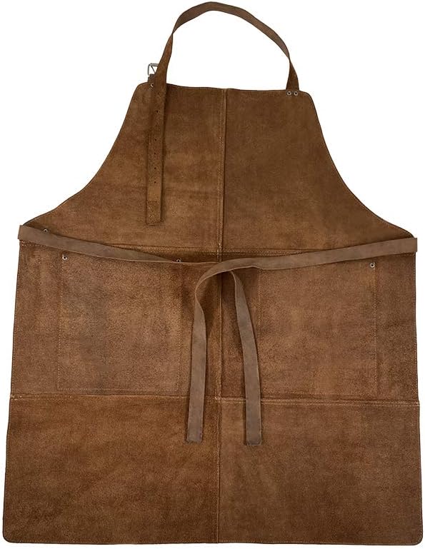 Hide & Drink, Durable Leather Apron, Utility Tool Pockets Adjustable, Butcher Carpenter Blacksmith Heavy Duty Wear, Handmade - Image 5