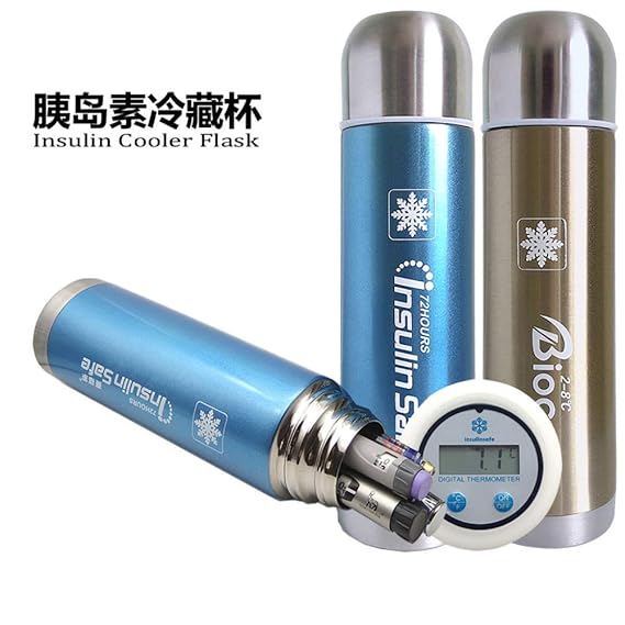 YJDQYDSH Portátil Estuche de Viaje para Refrigerador de Insulina ...