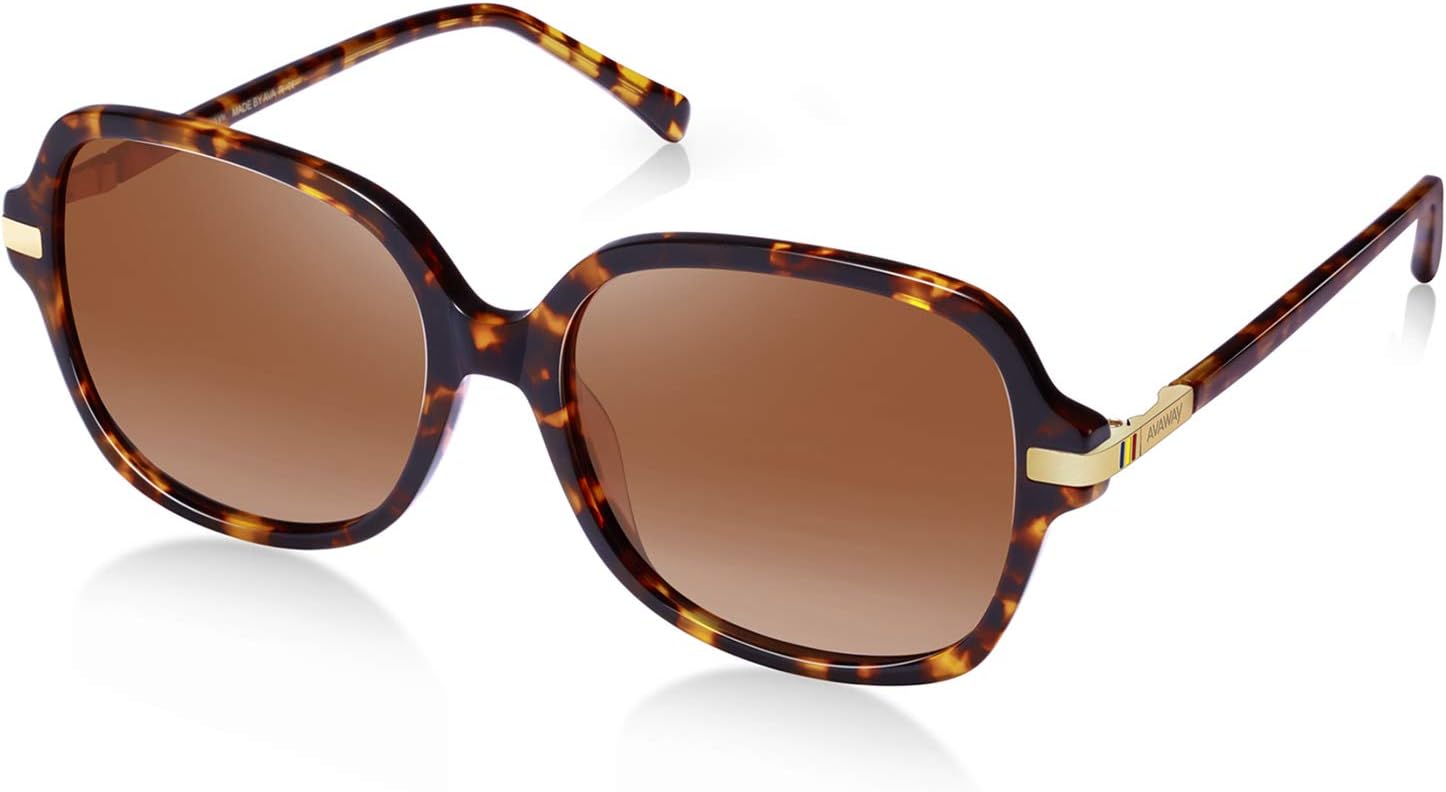 Oversized Sunglasses for Women Polarised Modern Ladies Eyewear for Driving Golf Fishing Outdoors