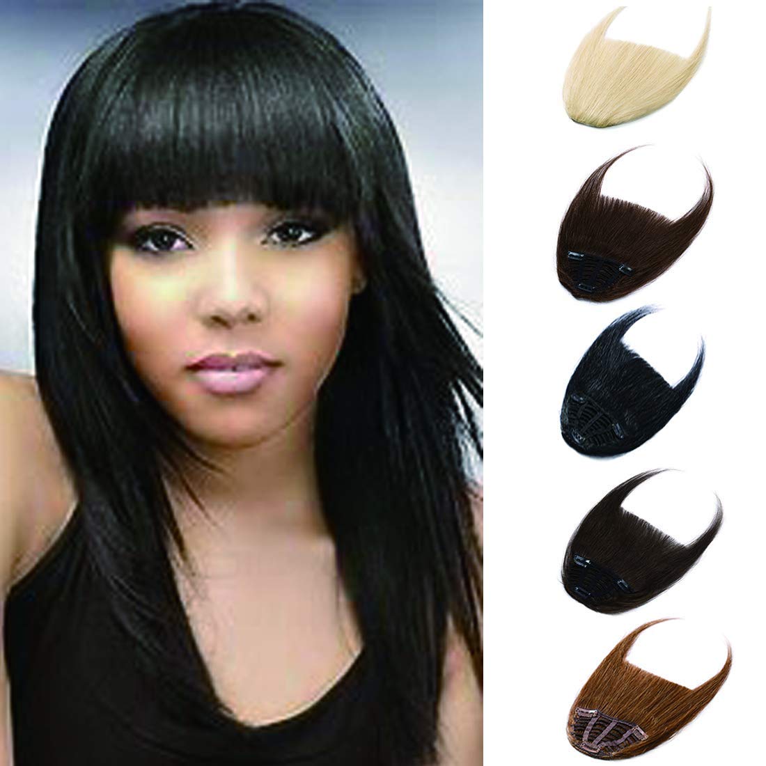 Buy Sego Normal Bang Jet Black Clip In On Air Bangs One Piece