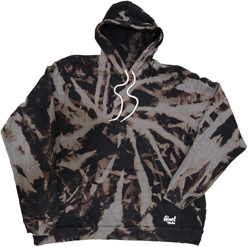 black bleached hoodie