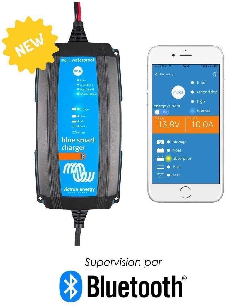 Victron Energy Blue Smart IP65 Smart Car Battery Charger 12V 15A - Image 4