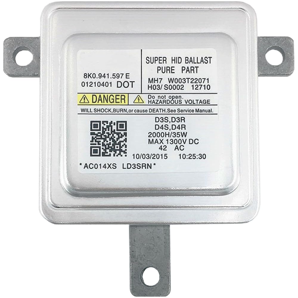 Pulchra Xenon HID Headlight Lamp Ballast Control Unit Module for Au-di A3 A4 A5 A7 A8 Q3 Q5 Q7 Replacement 8K0941597E 8k0.941.597.e W003T22071