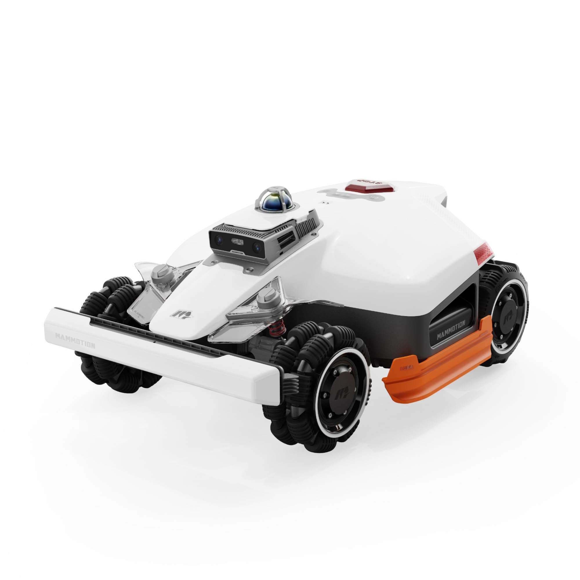 Mammotion LUBA 3 AWD 3000H Robot Lawn Mower with Garage (Ship Separately), 0.75 Acre, 360° LiDAR+NetRTK+AI Vision, All-Wheel-Drive for 80% Slopes, 30 Multi-Zone Management, Cutting Height 2.2"-4.0"