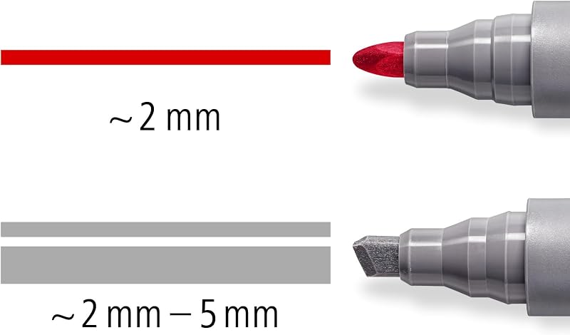 Lumocolor 356 Feutres flipchart – 8 couleurs, 2,0 mm