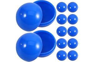 Cabilock 50pcs Plastic Bingo Balls: 3cm Raffle Balls Hollow Game Balls Lost Bingo Ball Replacements Great for Parties