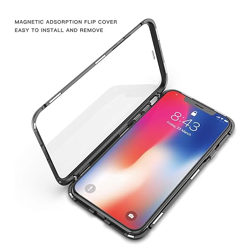 iPhone Xs MAX Case, ZHIKE Magnetic Adsorption Case Front and Back - Main Image