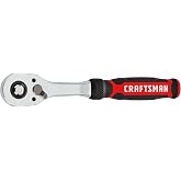 CRAFTSMAN Low Profile Ratchet, 90 Tooth, 3/8 Inch Drive (CMMT86822)