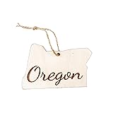 State Christmas Ornaments, Wooden Tree Holiday
