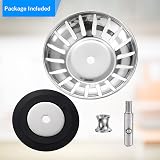 Tomario Upgraded Stainless Steel Sink Plug Strainer 78mm UK Kitchen Drain view 7