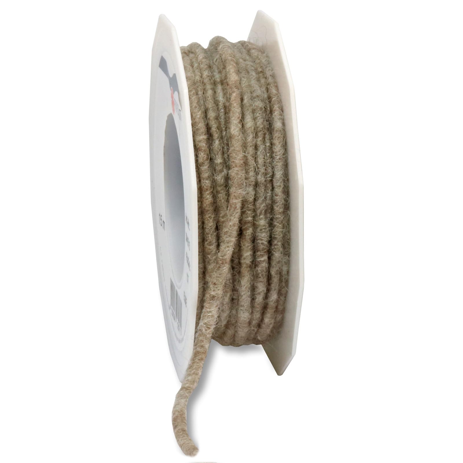 Präsent - Elbe Cord Ribbon Sandstone 5 mm Width, 15 m Length