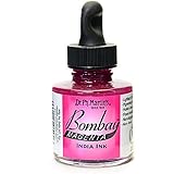 Dr. Ph. Martin's Bombay India Ink (3BY) Ink Bottle, 1.0 oz, Magenta, 1 Bottle