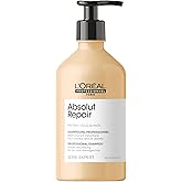 L'Oréal Professionnel Absolut Repair Shampoo, Hydrating Shampoo, For Dry and Damaged Hair, Adds Shine and Repairs Damage, wit
