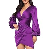 LightlyKiss Women's Wedding Guest Dress Twist Front Formal Party Cute Dress Women Front Formal Party Cute Dresses