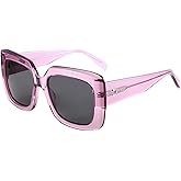 ZENOTTIC Polarized Sunglasses Women Trendy: Classic Sun Glasses Ladies UV400 Protetion - Retro Oversize Shades Squre Frame