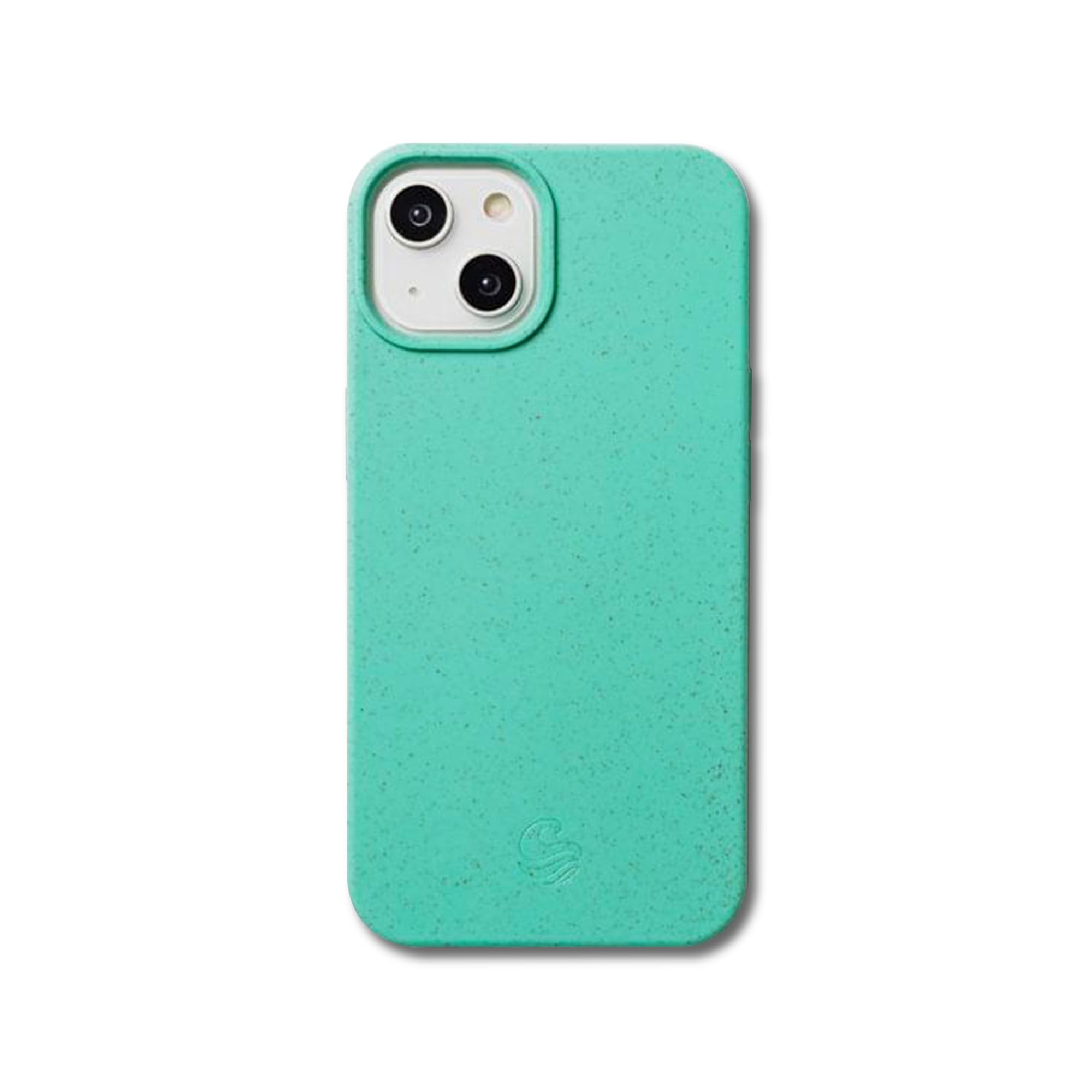 Wave Case Compatible with iPhone 15 MagSafe Phone Case - Eco-Friendly Wheat Straw Phone Case with Shock-Absorbing Corners | 2mm Raised Lip | Ultra-Thin Design, 360° Protection | Turquoise