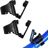 2Pcs 25mm Plastic Snorkel Clip for Dive Mask Scuba Replacement Gear | Air tube snorkel keeper retainer holder, universal fit dive masks, spare plastic parts for scuba dive snorkeling equipment