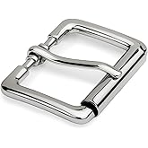 TYWestyles 1.5 inch Square Roller Belt Buckle for Men Women Perfect for Jeans Casual Pants Work Pants