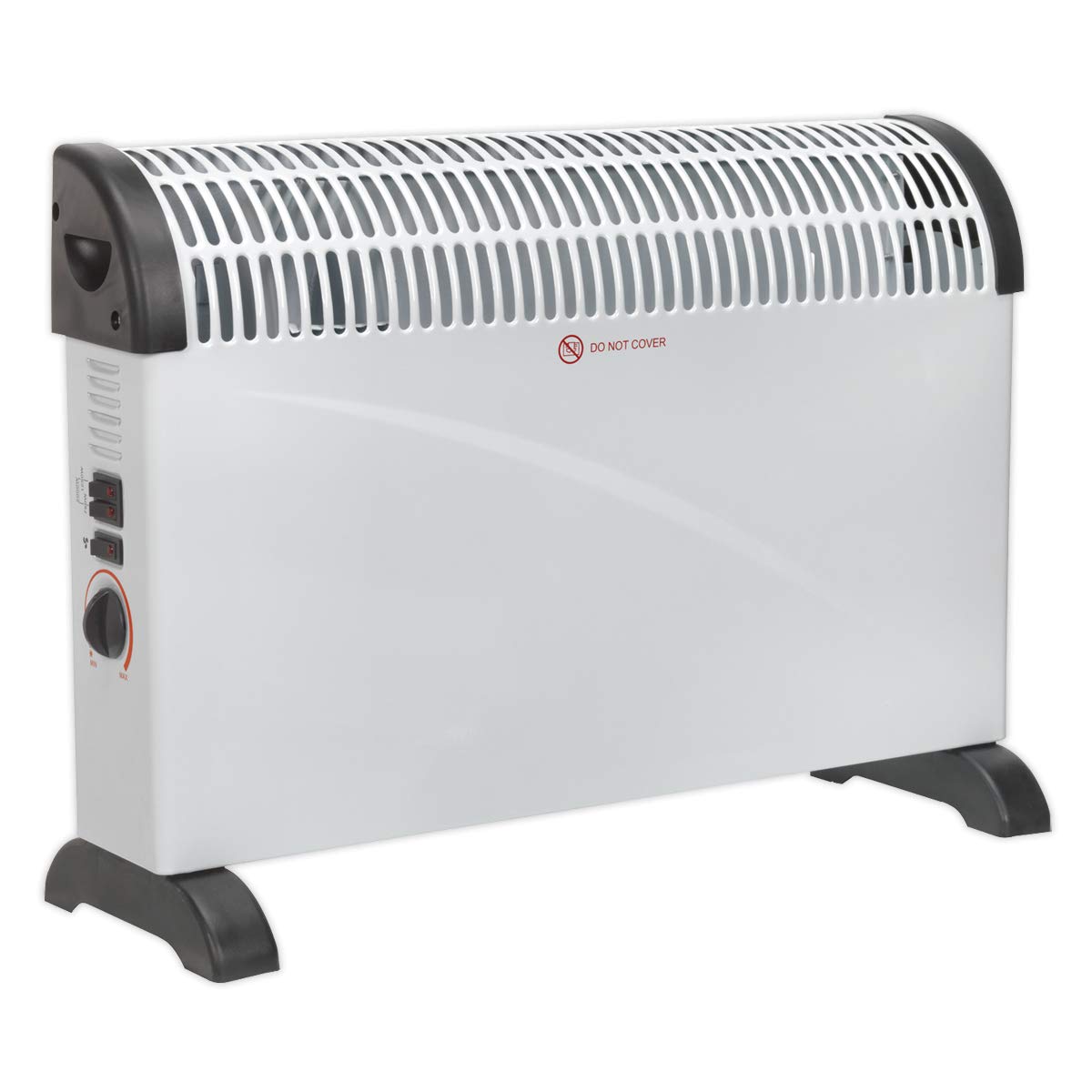Sealey Cd2005T Convector Heater 2000W 3 Heat Settings Thermostat Turbo Fan