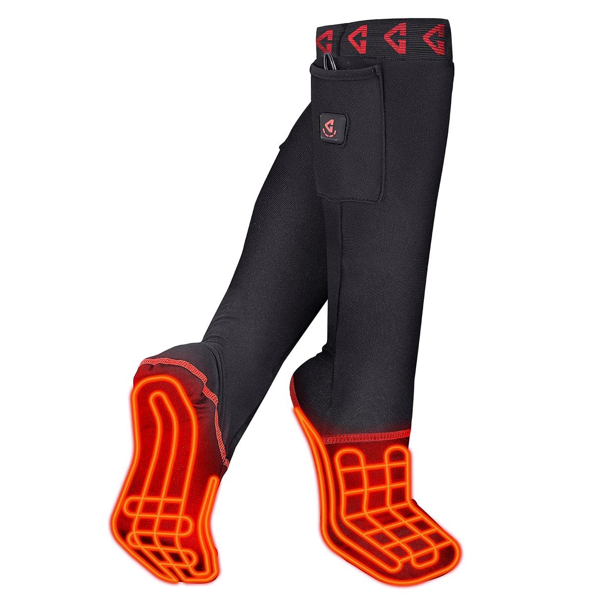 Photo 1 of Gerbing 7V Battery Heated Socks, Unisex, Rechargeable Foot Warmer Sock Liners for Hunting, Fishing, Skiing, Camping L/XL
