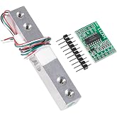 AEDIKO HX711 Load Cell Weight Sensor + Amplifier Module (20KG) for Weight Scales, Kitchen Scale, Industrial Process Control