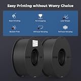 Creality PLA Filament 1.75mm 2x1kg Black Cardboard Spool 0.03mm view 2