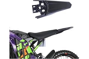 WOODNIU RACEIN Extended Rear Fender,Longer Tail Guard for Surron Light Bee X/S and Segway X160/X260,Long Back Mudguard for Sur Ron Parts,Suron Accessories (Not for Talaria,E ride pro),Black