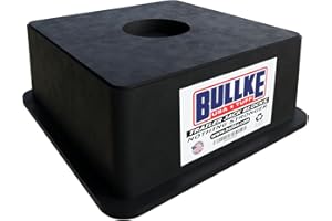 BULLKE USA-Made Trailer Jack Blocks |Up to 18,000 lbs.| Heavy Duty RV Leveling & Stabilizing Pads for Camper, Travel Trailer,5th Wheel Support | Reliable & Durable Stabilizer, Jack, Foot Stand |RV Blocks (1)