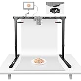 NEEWER Overhead Camera Mount Rig for Top Down Shot with 1s Quick Switch Lock Arca Type QR Plate, Heavy Duty Tabletop Multi De