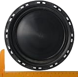 Fudeshe IBC Tote Lid Cover Black Plastic Screw-on Round 162mm ID Gasket Sealed view 8
