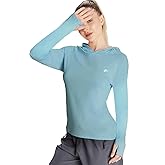 FULAIDE Women's UPF 50+ UV Sun Protection Hoodie, Long Sleeve Outdoor Athletic Shirt with Thumb Holes, 1/2 Pack