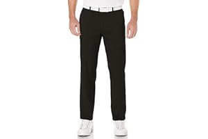 PGA TOUR Men's Flat Front Active Waistband Golf Pant with a Classic Fit, Moisture-Wicking and Sun Protection (Sizes 30-54)