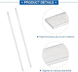 Sourcing Map 6 Pcs Square Aluminum Flat Bar 1mm x 10mm x 305mm 6061 view 4