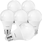 Linkind A19 LED Light Bulb, 60W Equivalent, 2700K Soft White Light Bulbs, 800 Lumens 8.5W Non-Dimmable LED Bulbs, E26 Standar