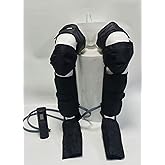 pryfey Leg Massager with Heat and Compression, Foot Massager for Circulation and Pain Relief