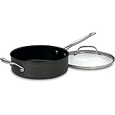 Cuisinart Chef's Classic™ Nonstick Hard Anodized 5.5 Quart Sauté Pan with Helper Handle & Cover, 633C-30H