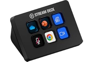 Elgato Stream Deck Mini – Control Zoom, Teams, PowerPoint, MS Office and More, Boost Productivity with Seamless Integration for Daily Apps, Set Up Shortcuts Easily, Compatible with Mac and PC