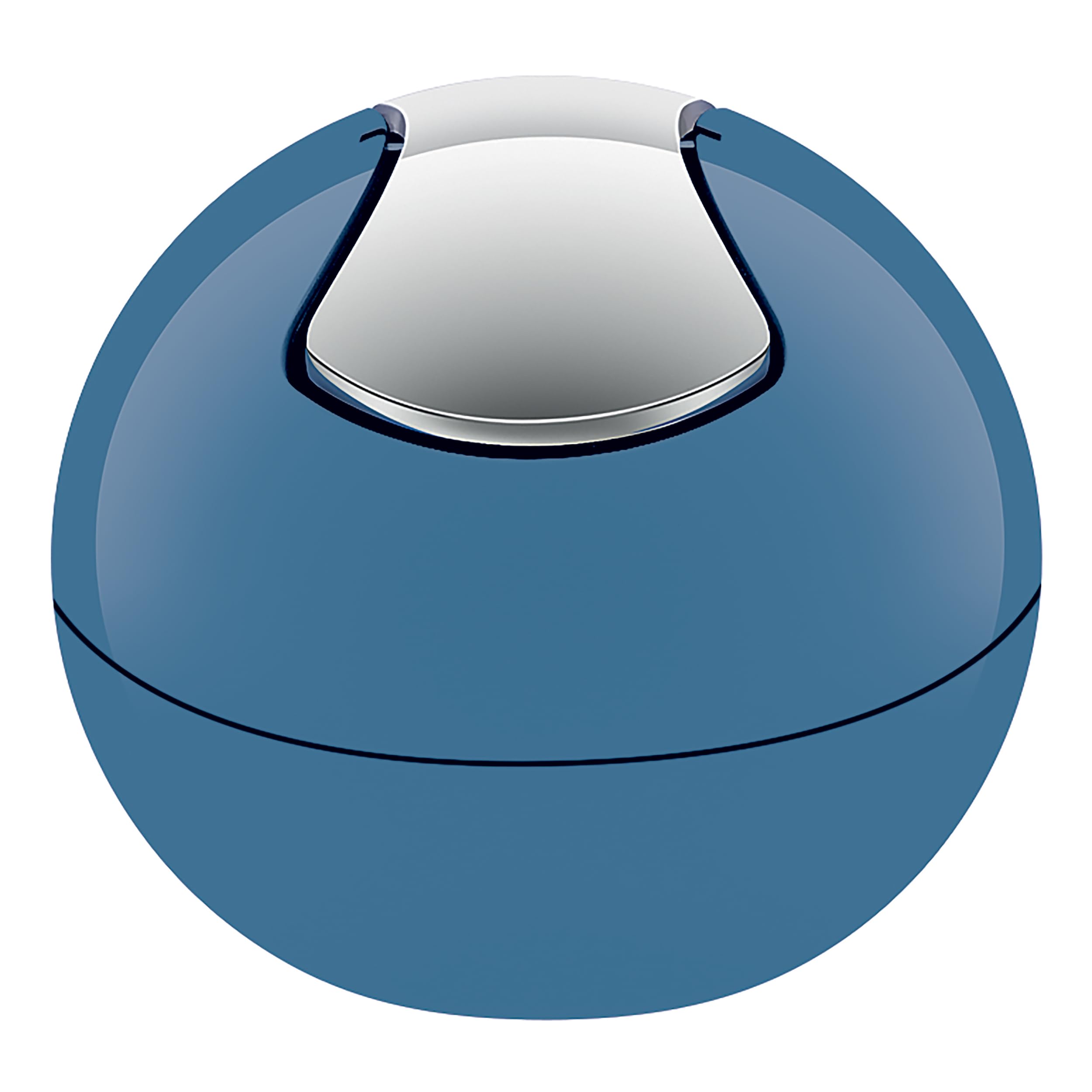 SPIRELLA Bowl Collection Bin Diameter 16 x 14 cm 1 Litre, Polystyrene, Blue