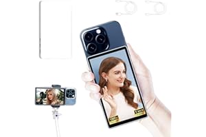 Shimbol CP5 Lite, 5’’ Phone Vlog Selfie Monitor Screen, Using Rear Phone Selfie Mirror to Do Outdoor HD Live Streaming on Tik