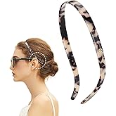 EVITA PERONI Hair Band for Eyewear - No Pressure, No Headache, Comfortable Thin Non-Slip Headbands for Women's Hair Fashion - Amber