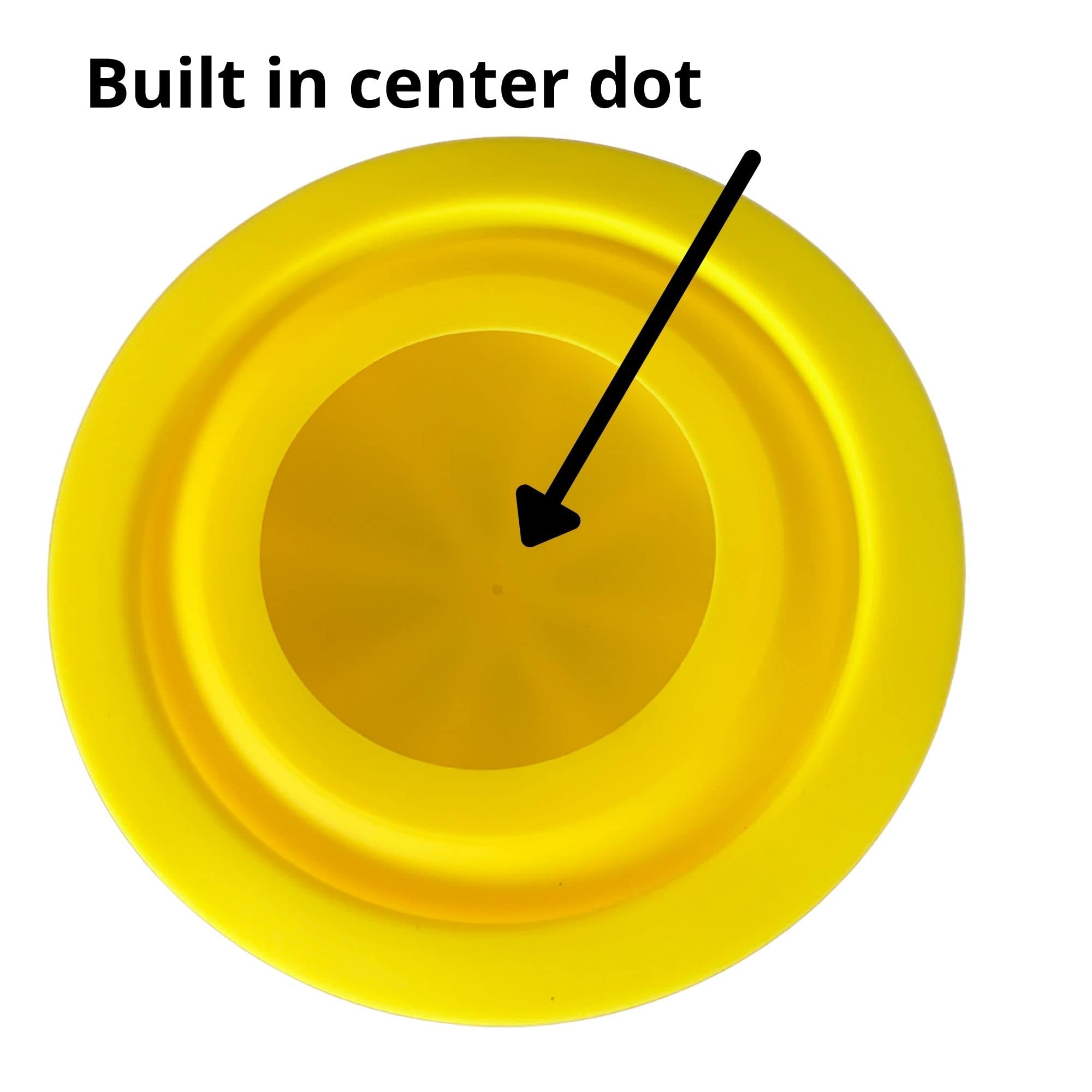 Silicone Mold for Making Stones with Dome Template - Design #3 by Happy Dotting Company - Round and Smooth for Dotting Rocks and Mandala Art DIY Crafts Painting Drawing - Gypsum and Cement Casting