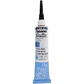 Pebeo Setasilk Silk Painting Water Based Gutta 20-Milliliter Tube, White