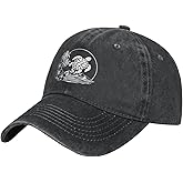 Yipaidel Women's Sea Turtle Flower Hat Adjustable Washed Vintage Baseball Cap for Dad Mom