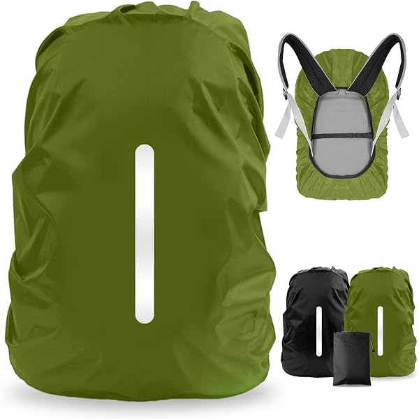 Unigear Backpack Rain Cover Waterproof Rating 5000mm, Ultraportable and Durable with 2 Anti-Slip Buckle Strap, Integrated Carry Pouch Design (Blue, XX-Large) Sports & Outdoors