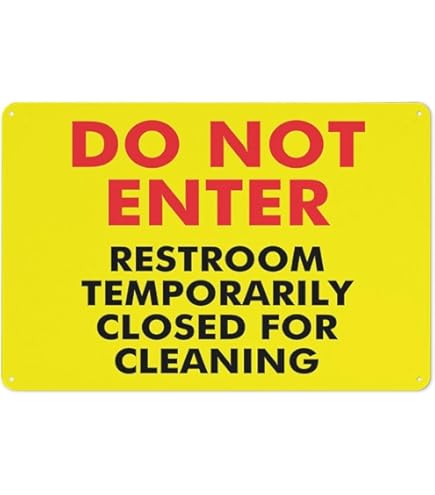 Globe™ Closed For Cleaning Sign - English/French | Good N Klean Products Ltd